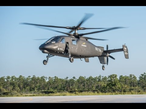Sikorsky S-97 Raider Attack Helicopter First Flight