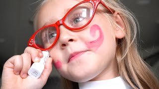 Ava is the Science Teacher! (Back to School Hide and Seek)