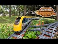 Lego Train 7 Ride Through House And Garden Spiral Climbing To Bush Like Catbus In Totoro