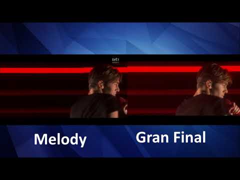 Benjamin Ingrosso - Dance You Off - Melody - Grand Final-Eurovision 2018 -Sweden