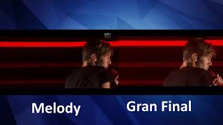 Benjamin Ingrosso - Dance You Off - Melody - Grand Final-Eurovision 2018 -Sweden