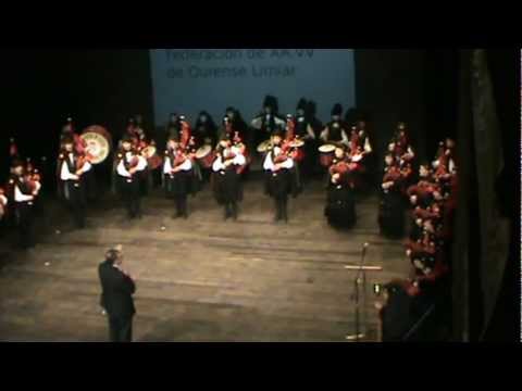Real Banda de Gaitas de Ourense - Teatro Principal _ Himno Galego
