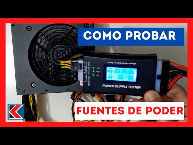 Vídeo relacionado con Ghulumn Tester Testeador Comprobador De Fuente De Alimentacion para PC