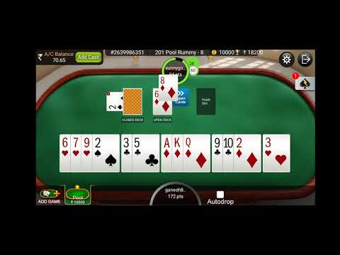 Rummy Circle 10K @ 201 pool # How to win real money online.