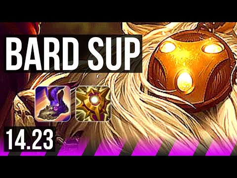 BARD & Jhin vs LUX & Caitlyn (SUP) | KR Diamond | 14.23