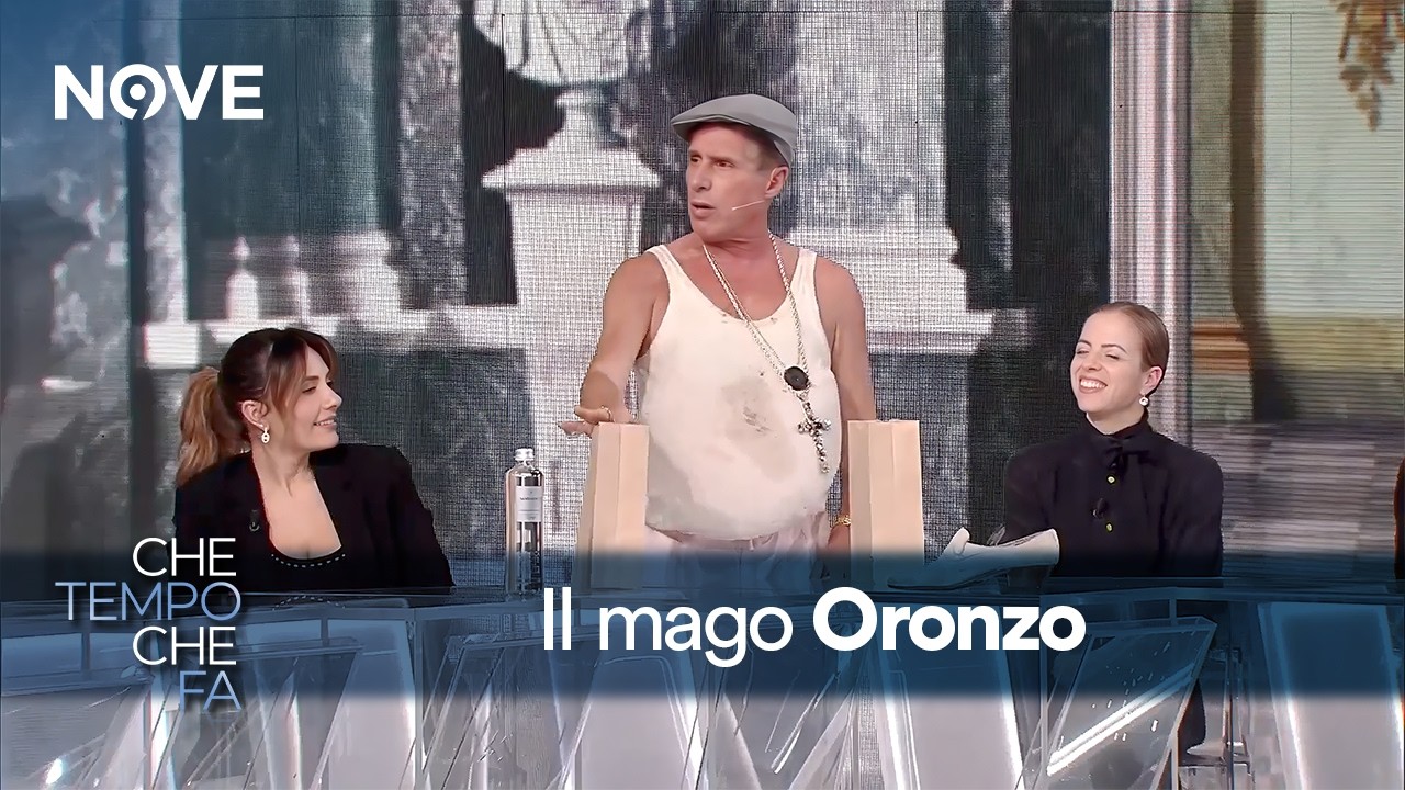 Mago Oronzo "Il cubo di Rubik  è diventato il c**o di Rubik" | Che tempo che fa