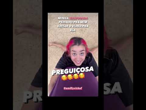 emily vick sendo fofa com o leozin pra editar video😍#shorts