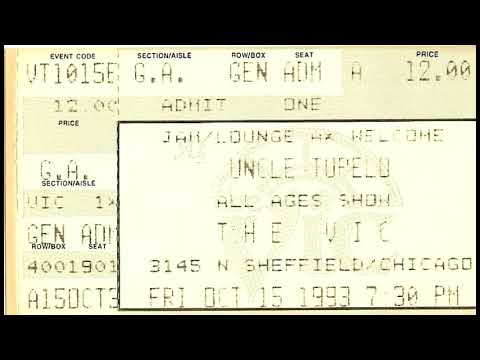 Uncle Tupelo - The Vic Theater - Chicago, IL - October 15th 1993 (Audio Only)