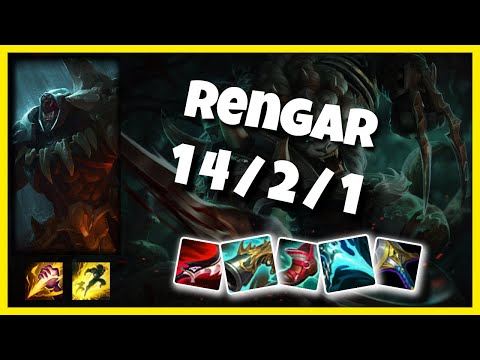Rengar Jungle S11 11.4 Challenger Replay (14/2/1) - NA