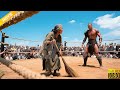 2025 Kung Fu Action Movie Warriors Bully An Old Cleaning Lady Defeated By A Single Sweep Of Broom