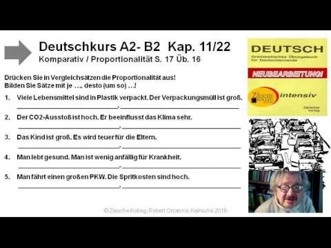 A2 B2 Kap 11,22 S 17 Üb  16 Komparativ  Proportionalität Vergleich