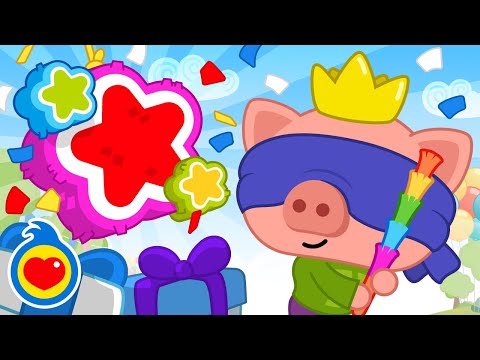 🎉Break the Piñata!🍬PARTY🥳 Kids Songs ♫ Plim Plim - The Kindness Hero