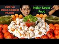 Eating Dahi Puri Masala Golgappe Panipuri Big Bites Asmr Eating Mukbang Phuchka Mukbang