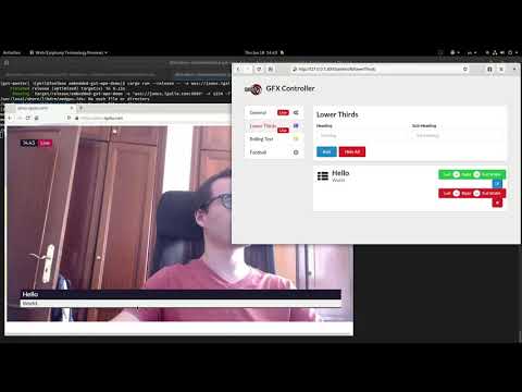 Video: Web-augmented video overlays with WPEWebKit and GStreamer