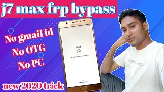 Samsung j7 max frp bypass| j7 max google account bypass | without PC | no otg |Mr SSM
