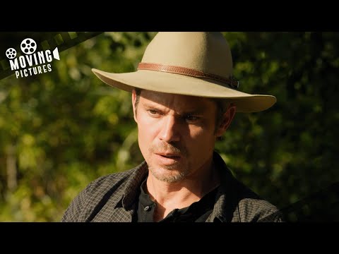Raylan Gets Into A Shootout With A Couple Of Dummies | Justified (Timothy Olyphant, James LeGros)