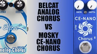 Video thumbnail for MOSKY CE-Nano Chorus VS Belcat Analog Chorus by Ryan Lutton