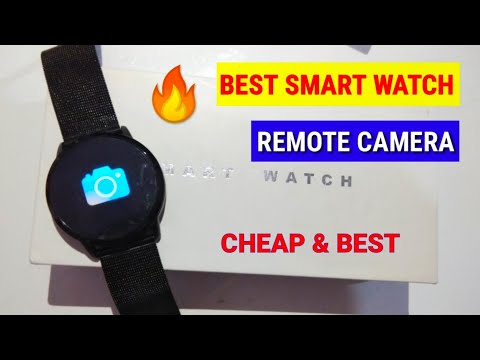 Cheap & Best Newwear Q8 Stainless steel smart watch | Remote Camera | Best smart watch from Banggood Video