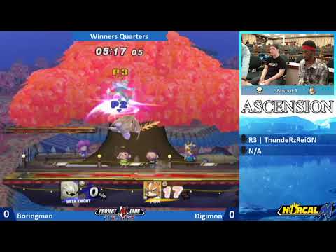 "Ascension 12/16/17" - Boringman (MK) v. Digimon (Fox) - Winners Quarters