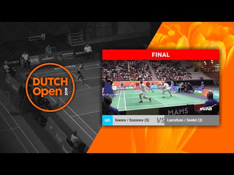 Vladimir Ivanov & Ivan Sozonov vs Mark Lamsfuss & Marvin Seidel - Dutch Open 2019 MD F