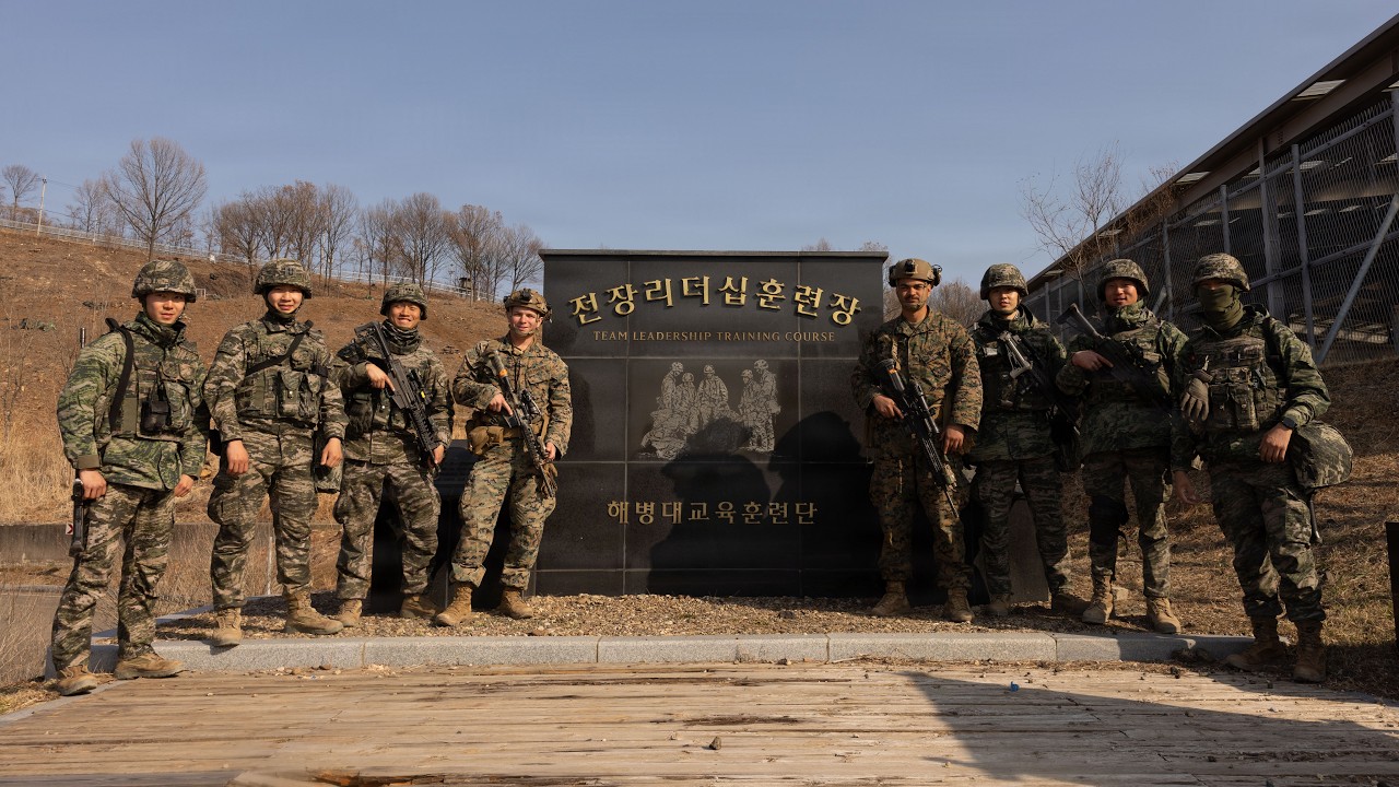 United States Marines Training with South Korean Military in South Korea