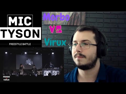 Reazione Mic Tyson - Freestyle Battle || Morbo vs Virux (ottavi di finale, turno 8) REACTION