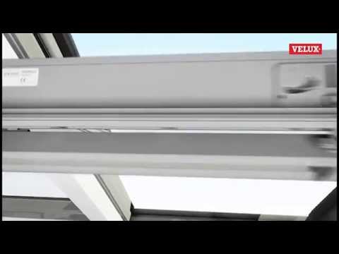 Volet roulant souple extérieur à énergie solaire VELUX original pour fenêtres de toit VELUX C02, CK02 Noir