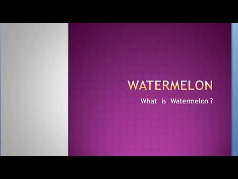 Benifits Of Watermelon