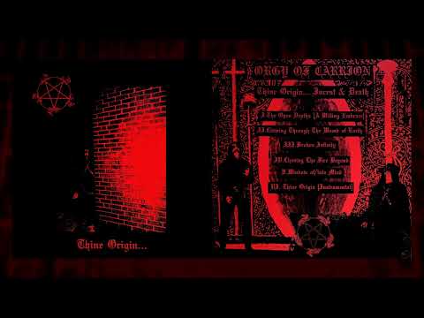 ORGY OF CARRION - Thine Origin... Incest & Death (2021) Satanik Requiem - full album