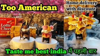 Too American cafe delhi/Too American food review/sab sikhe jane