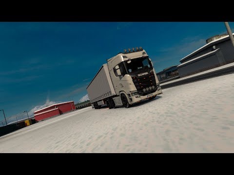Euro Truck Simulator 2 Multiplayer Promods l akureyri -  reykjavik timelapse