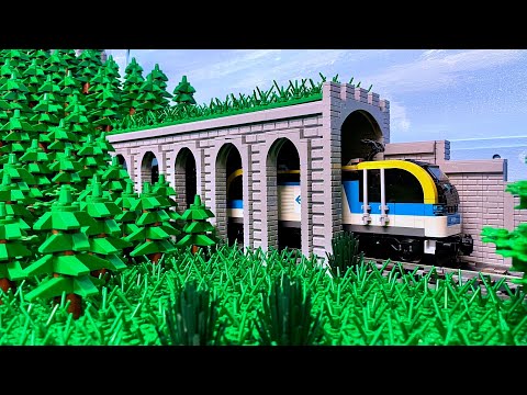 Tunneleinfahrt + Demnächst Hafen? -  Bau einer Lego Stadt Teil 258.