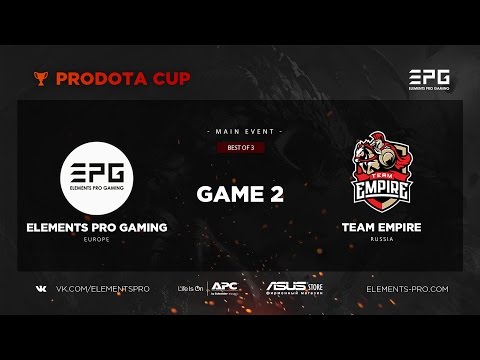 Elements Pro Gaming vs Team Empire bo3 @ Prodota Cup game 2