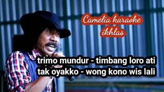 Download lagu Camelia ikhlas karaoke version pelan tapi pasti Monggo mp3