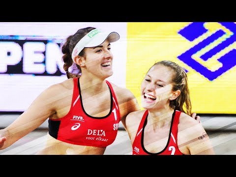 Betschart/Hüberli vs Hermannova/Slukova • The Hague 4 Star 2018 • Beach Volleyball World