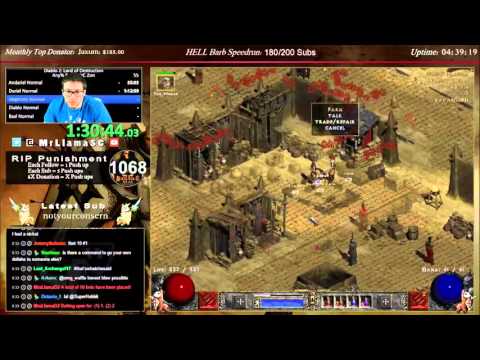 Diablo 2 - 8 MAN HARDCORE AMAZON SPEEDRUN! Part 2 - aka the battle of Llama vs Teo