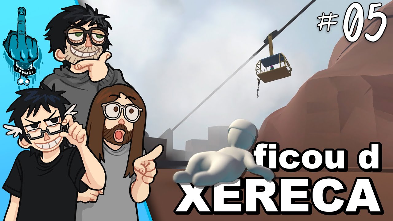 jean perdeu o bonde 🚠🤡 - Human Fall Flat #5