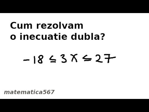 How to solve double inequalities