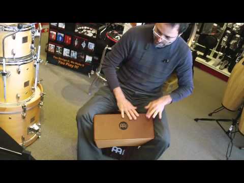 Jose Duque demonstrates a Meinl Cajon and Bongo Cajon!