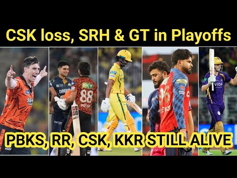 Playoff Scenarios for PBKS, RR, CSK & KKR | IPL 2026 Playoffs Scenarios
