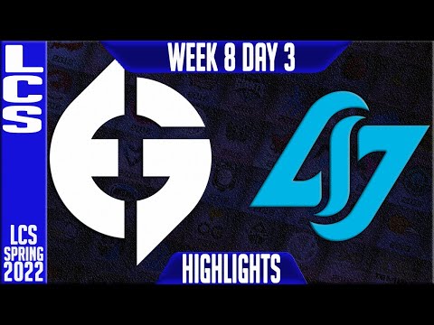 EG vs CLG Highlights | LCS Spring 2022 W8D3 | Evil Geniuses vs Counter Logic Gaming