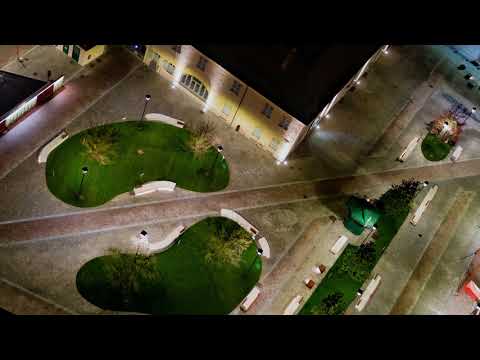 GATTINARA - piazzale PAOLOTTI DRONE NIGHT