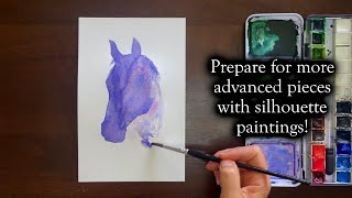 Art Tips, Tricks, &amp; Hacks: Using Silhouette Paintings as Practice for More Advanced Pieces