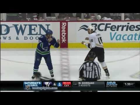 George Parros vs Darcy Hordichuk