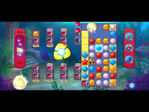 Fishdom Hard level 7634 no boosters フィッシュダム