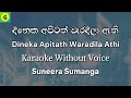 Dineka Apitath Waradila Athi Karaoke | දිනෙක අපිටත් වැරදිලා ඇති | Without Voic