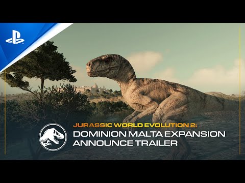 Jurassic World Evolution 2: Dominion Malta Expansion - Announcement trailer | PS5 & PS4 Games