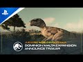 Jurassic World Evolution 2: Dominion Malta Expansion - Announcement trailer | PS5 & PS4 Games