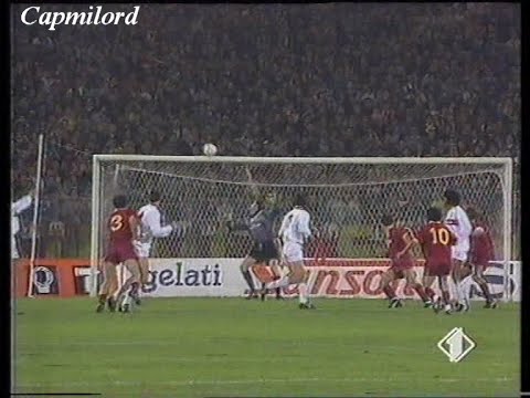 ROMA-Milan 1-0 Van Basten (aut.) Ritorno Semifinale Coppa Italia 02-04-1991
