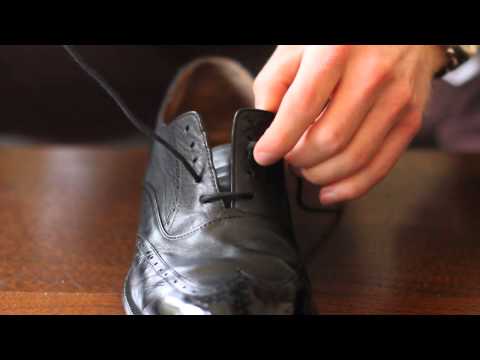 How To Straight Bar Lace A Pair Of Shoes